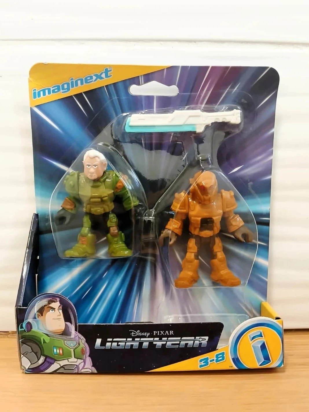 Pack figurines Imaginext Disney Pixar Lightyear Darby Steel & Zap Patrol